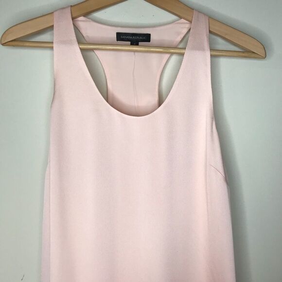 Banana Republic Sz 4 Pink Ruffle Dress NWT - Picture 1 of 8